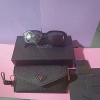 occhiali da sole unisex Prada neri