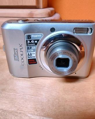 Nikon Coolpix L19 fotocamera vintage 8 Mpx