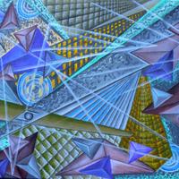 Quadro acrilico su tela