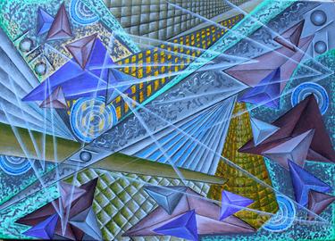 Quadro acrilico su tela