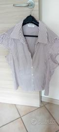 camicia smanicata donna