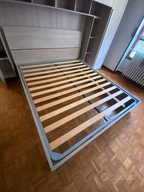 Letto contenitore con rete