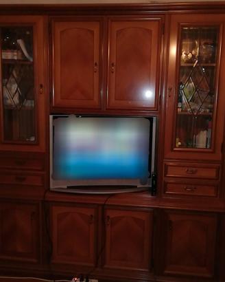 Set Soggiorno Completo 4 Pezzi - Legno Pregiato 