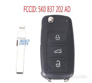 CHIAVE COMPLETA VOLKSWAGEN VW SEAT SKODA VARI MODE