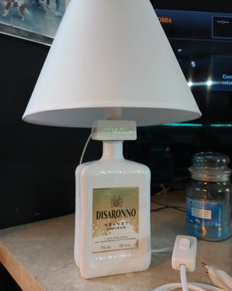 elegante lampada tavolo artigianale amaretto di