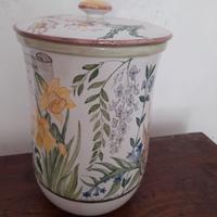 Vaso farmacia dipinto a mano