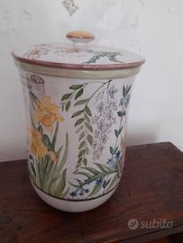 Vaso farmacia dipinto a mano