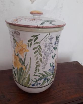Vaso farmacia dipinto a mano