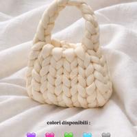 Nuvia mini bag intrecciata