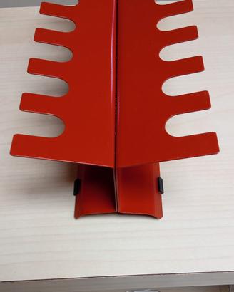 Porta timbri Ellepi da 12 posti metallo vintage 