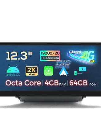 RADIO GPS ANDROID 13 AUDI Q3 12.3" 4GB+64GB