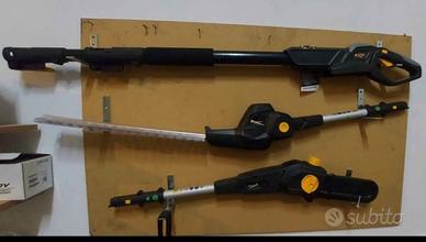 Tagliasiepi più potatore a batteria