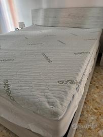 Topper matrimoniale 160x190 altezza 5 CM bamboo