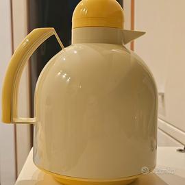 Caraffa termica Guzzini papillon  vintage gialla
