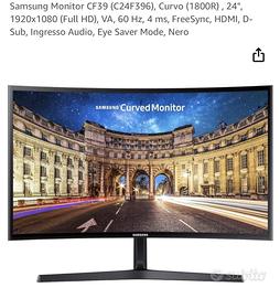 Monitor Samsung CF39 CURVO 24 pollici Full HD