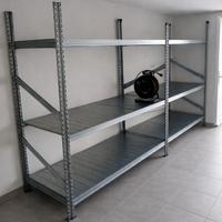 Scaffali metallici zincati ad incastro per garage 