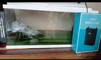 acquario 80l con filtro