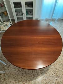 Tavolo tondo allungabile in legno 