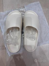 Ciabatte unisex comfort – nuove, colore panna