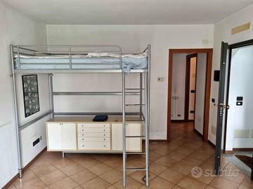 Letto a soppalco Ikea 140x200 + MATERASSO