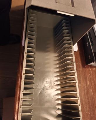 Porta cassette CD Posso Media Box vintage