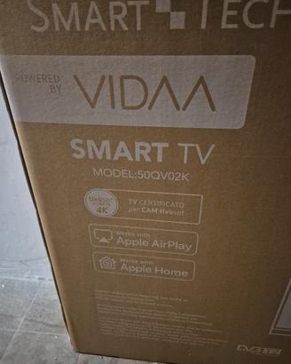 Smart TV Smart-Tech 50” QLED 4K UHD nuova