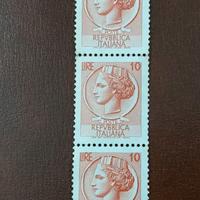 Francobolli SIRACUSANA da 10 lire