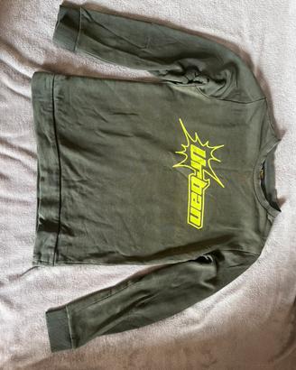 Felpa Verde Militare OVS Kids “Urban” 11-12 anni