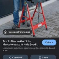 cavalletto banco da lavoro 