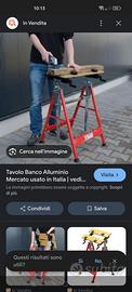 cavalletto banco da lavoro 