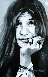 Quadro acrilico su tela"Black Pearl"