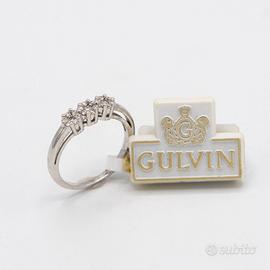 Anello G U L V I N trilogy oro bianco 18kt BOR.22