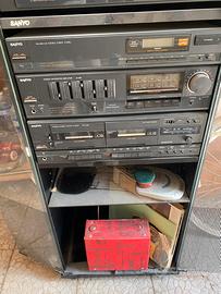 radio d’epoca con casse incluse