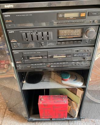 radio d’epoca con casse incluse