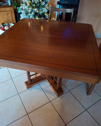 tavolo legno + 6 sedie