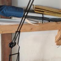 Stilplast Lampada tavolo regolabile Halo nera scri