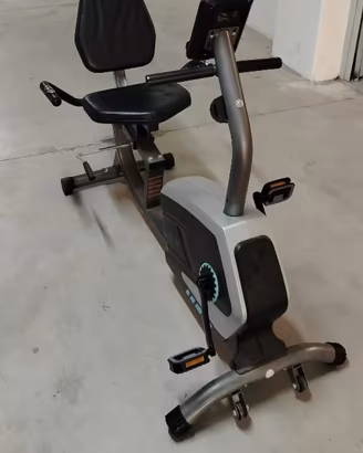 Cyclette orizzontale magnetica ISE con schienale