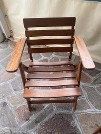 Sedie da giardino pieghevoli