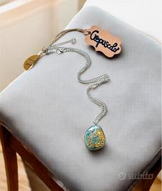 Collana con Pietra Naturale Minerale “Crepuscolo”