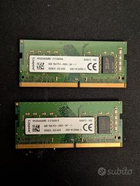 moduli RAM 8 Gb