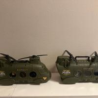 Elicotteri da combattimento con soldatini