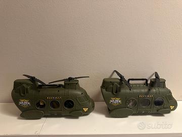 Elicotteri da combattimento con soldatini