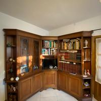 Mobile angolare in legno anche portafucili