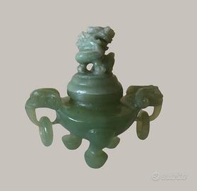 Incensiere di giada cinese primi '900