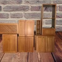 Moduli cucina legno massello rovere naturale 