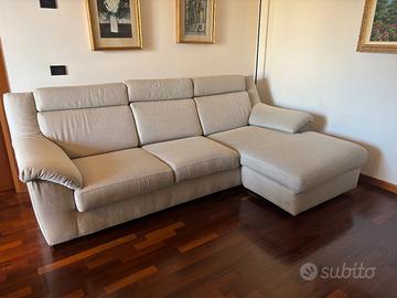 Divano letto Poltrone e Sofà 4 posti con penisola