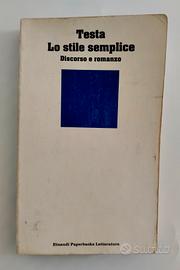 Lo stile semplice - Enrico Testa (Einaudi)