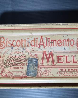 Scatola in latta MELLIN anni'30
