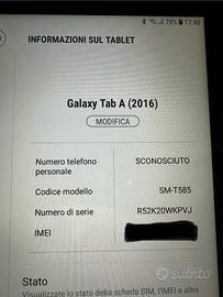 Samsung Tablet Galaxy Tab A (2016)