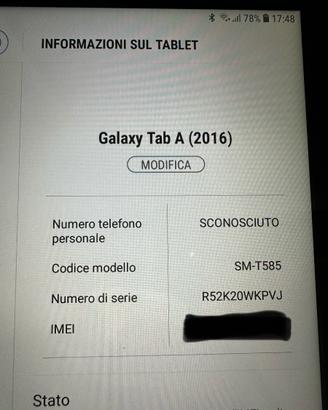 Samsung Tablet Galaxy Tab A (2016)